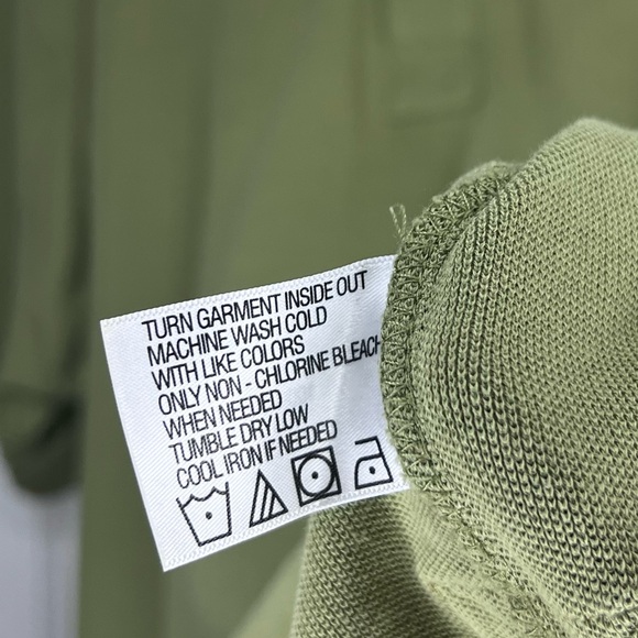 Orvis Men’s Signature Polo Shirt Short Sleeve green heavy pique knit size Medium - Picture 8 of 8
